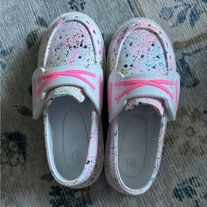 LIKE NEW Sperry Velcro boat shoes
